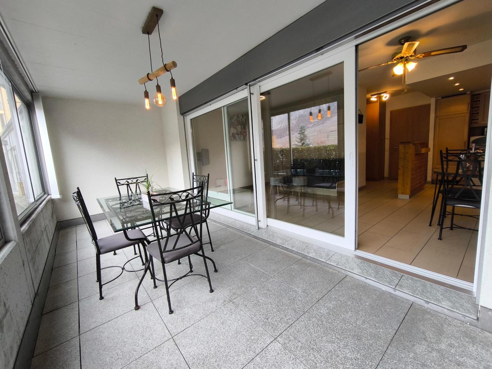 Superbe Studio A Saillon Les Bains Exterior foto